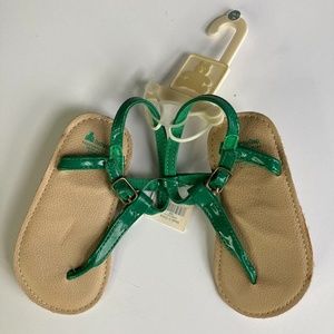 Baby Gap Girls Green Sandal Shoes